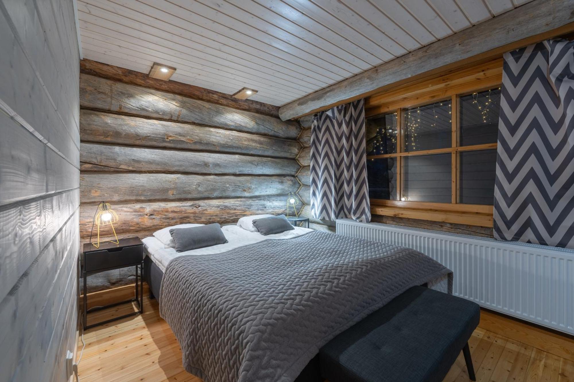 Kuukkeli Log Houses Aurora Resort Saariselkä Exteriör bild