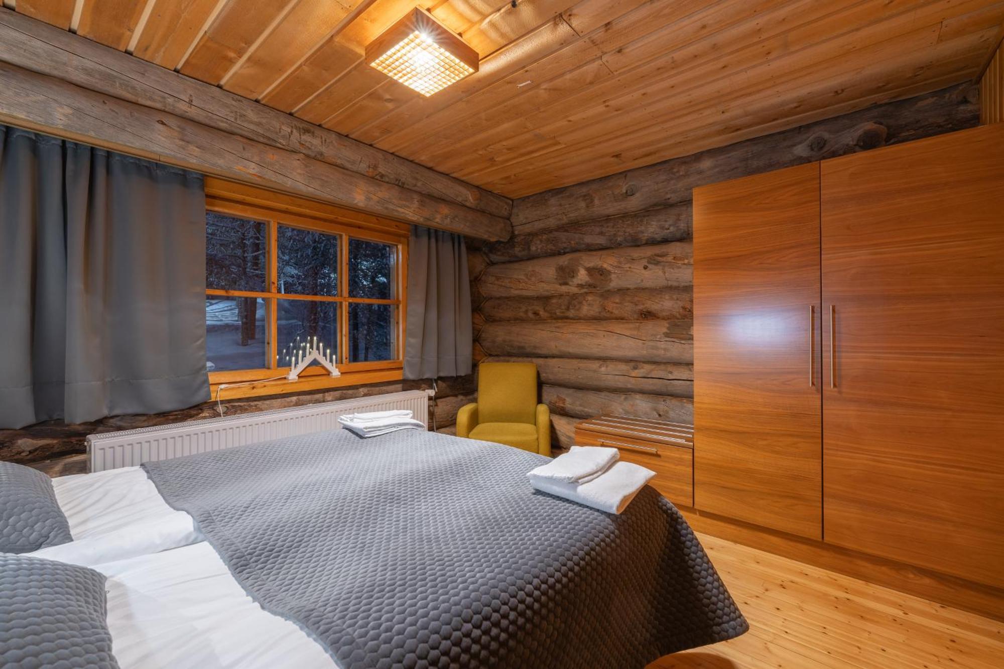 Kuukkeli Log Houses Aurora Resort Saariselkä Rum bild